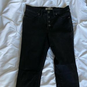 9” High Rise Skinny Madewell Jeans